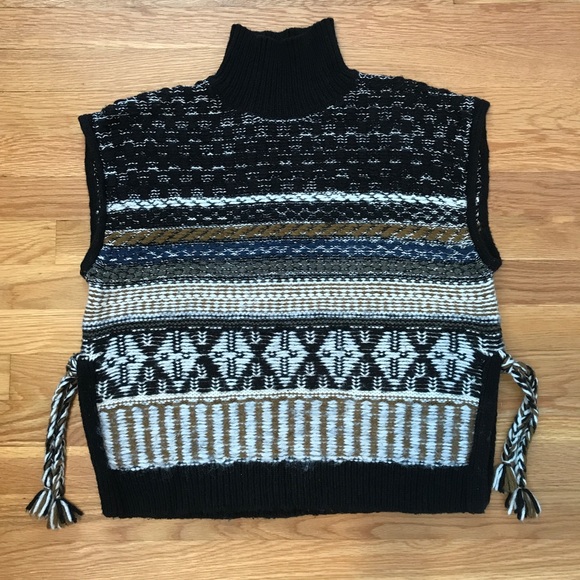 Madewell Sweaters - Madewell Sidetie Boho Sweater Vest size S